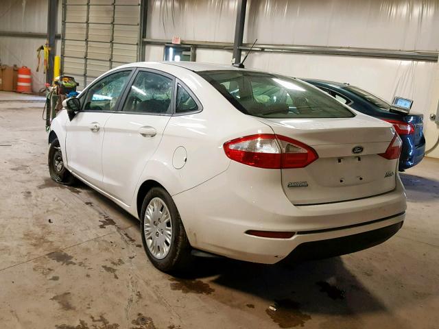 3FADP4AJ9GM140654 - 2016 FORD FIESTA S WHITE photo 3