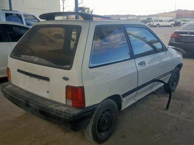 KNJPT06H4L6137928 - 1990 FORD FESTIVA L WHITE photo 4