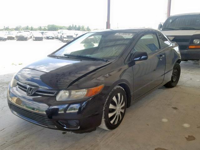 2HGFG12918H507635 - 2008 HONDA CIVIC EXL BLACK photo 2