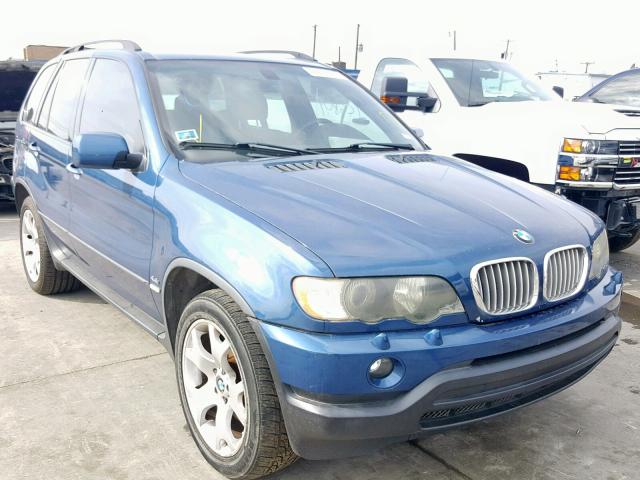 5UXFB33593LH41474 - 2003 BMW X5 4.4I BLUE photo 1