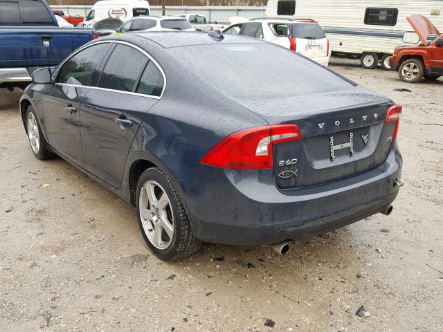 YV1612FS8D2229588 - 2013 VOLVO S60 T5 BLACK photo 3