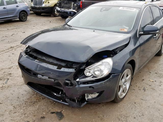 YV1612FS8D2229588 - 2013 VOLVO S60 T5 BLACK photo 9