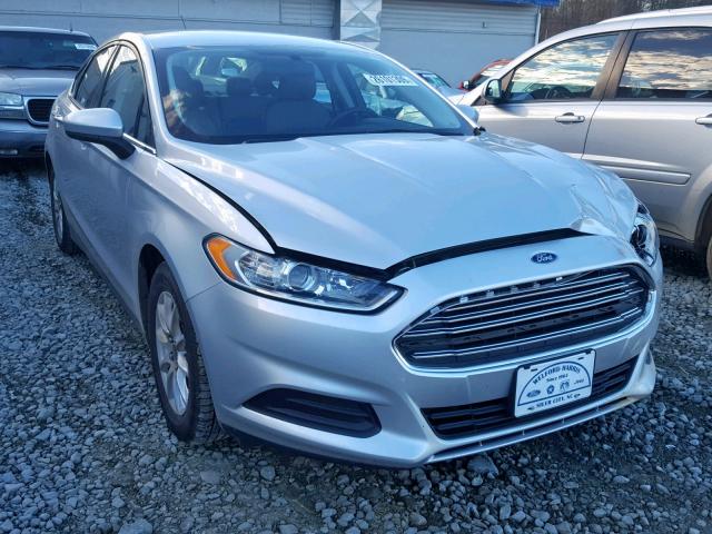 3FA6P0G70GR237578 - 2016 FORD FUSION S SILVER photo 1