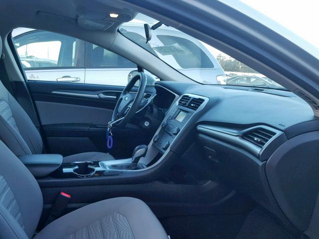 3FA6P0G70GR237578 - 2016 FORD FUSION S SILVER photo 5