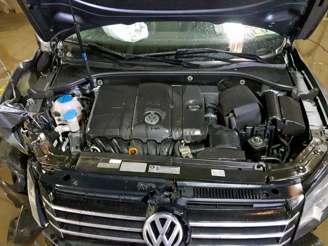 1VWBP7A35DC124529 - 2013 VOLKSWAGEN PASSAT SE GRAY photo 7