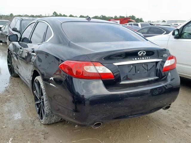 JN1BY1AR2BM370093 - 2011 INFINITI M37 X BLACK photo 3