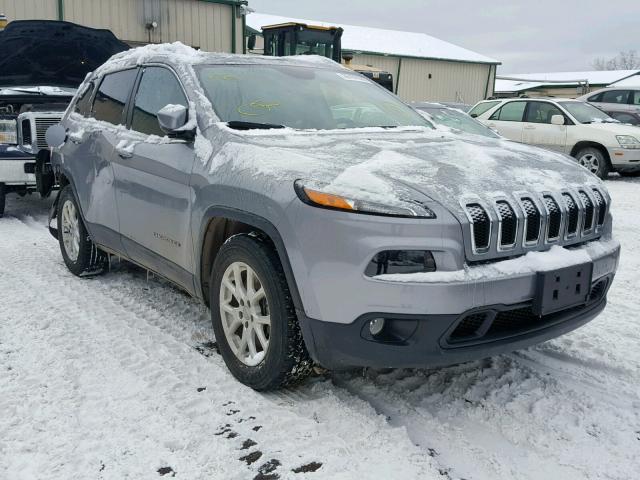 1C4PJMCSXHW620525 - 2017 JEEP CHEROKEE L SILVER photo 1