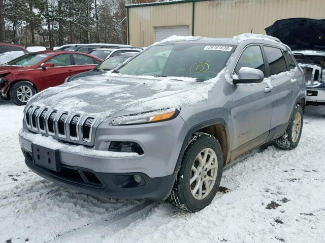 1C4PJMCSXHW620525 - 2017 JEEP CHEROKEE L SILVER photo 2