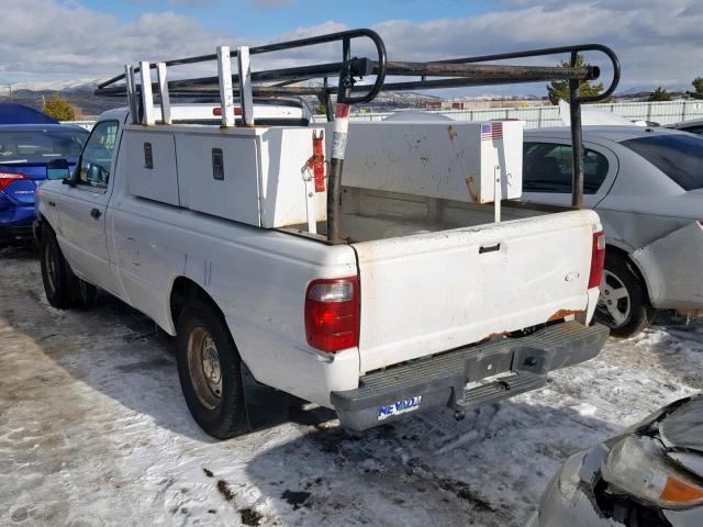 1FTYR10U33PA64191 - 2003 FORD RANGER WHITE photo 3