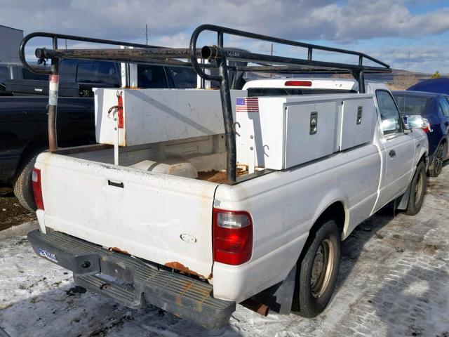 1FTYR10U33PA64191 - 2003 FORD RANGER WHITE photo 4