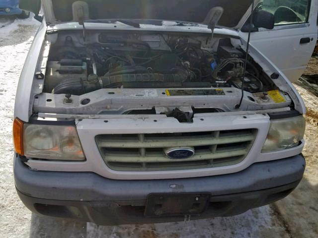 1FTYR10U33PA64191 - 2003 FORD RANGER WHITE photo 7