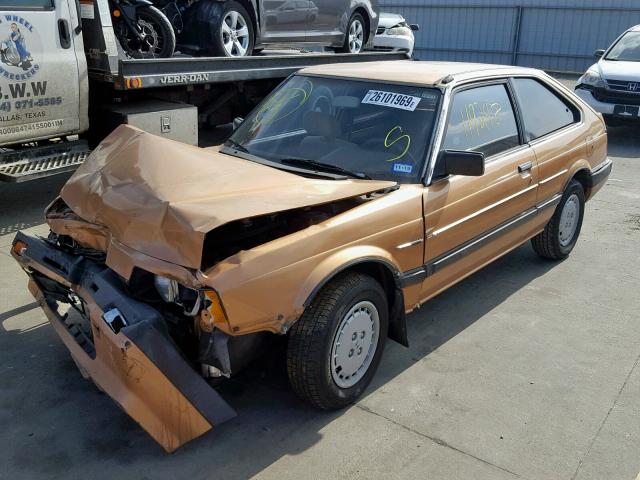 JHMAD7336EC134586 - 1984 HONDA ACCORD 180 GOLD photo 2