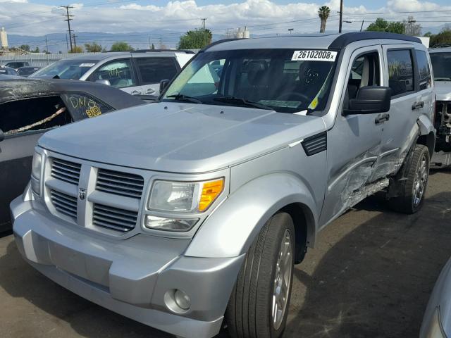 1D8GT58688W101289 - 2008 DODGE NITRO R/T SILVER photo 2