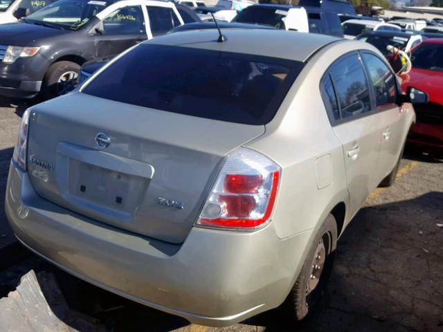 3N1AB61E57L603263 - 2007 NISSAN SENTRA 2.0 BEIGE photo 4