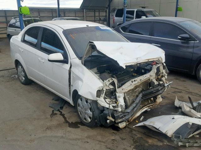 KL1TD56697B049021 - 2007 CHEVROLET AVEO BASE თეთრი ფოტო 1