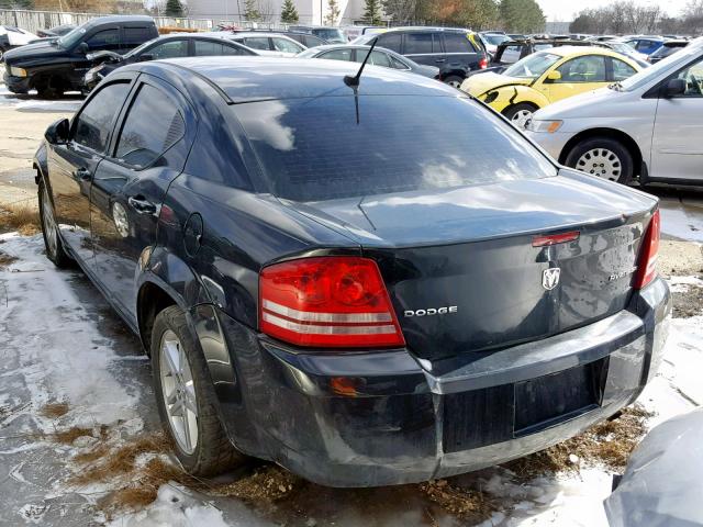 1B3CC1FBXAN235577 - 2010 DODGE AVENGER EX BLACK photo 3