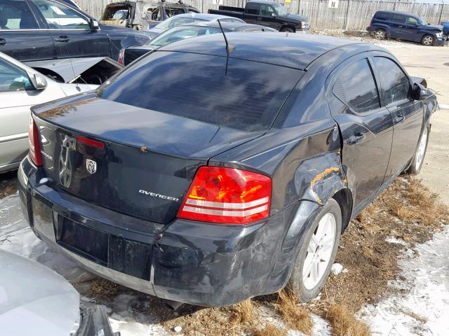 1B3CC1FBXAN235577 - 2010 DODGE AVENGER EX BLACK photo 4