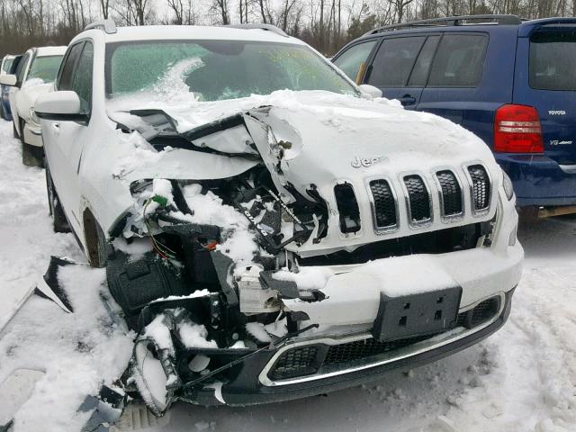 1C4PJMDB2FW775954 - 2015 JEEP CHEROKEE L WHITE photo 1