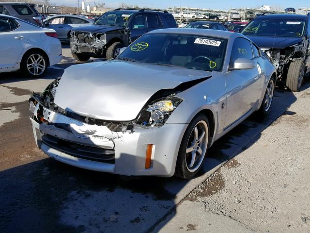 JN1BZ34D97M500919 - 2007 NISSAN 350Z COUPE SILVER photo 2