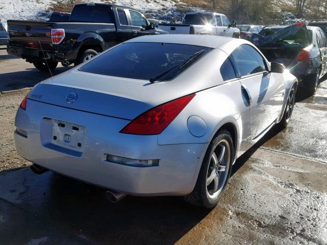 JN1BZ34D97M500919 - 2007 NISSAN 350Z COUPE SILVER photo 4