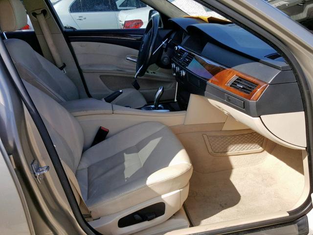 WBANV1C54AC158004 - 2010 BMW 528 XI TAN photo 5