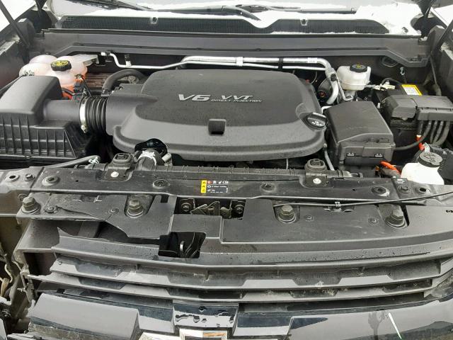 1GCGTCEN7J1257972 - 2018 CHEVROLET COLORADO L BLACK photo 7