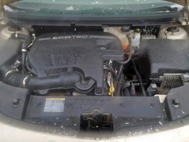 1G1ZC5EB8AF122179 - 2010 CHEVROLET MALIBU 1LT GOLD photo 7