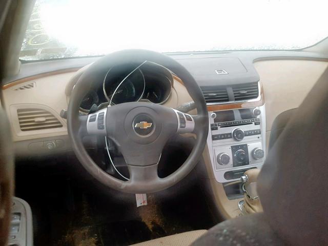 1G1ZC5EB8AF122179 - 2010 CHEVROLET MALIBU 1LT GOLD photo 9