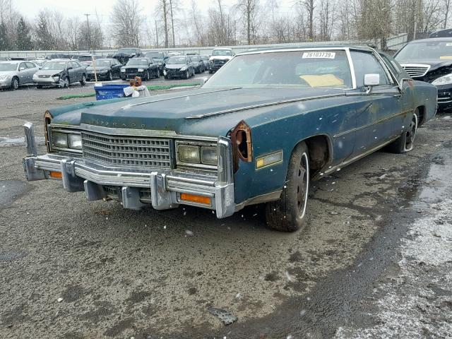 6L47S8Q286269 - 1978 CADILLAC EL DORADO GREEN photo 2