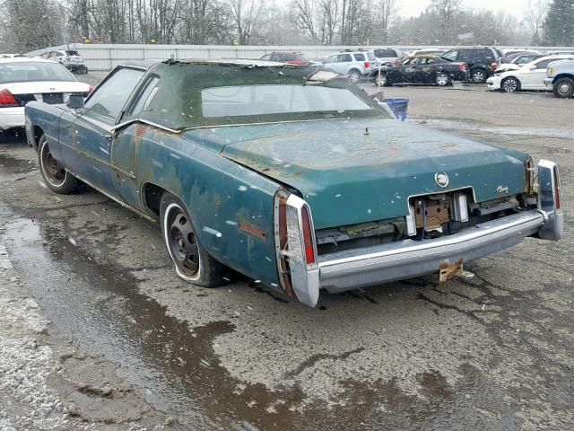 6L47S8Q286269 - 1978 CADILLAC EL DORADO GREEN photo 3