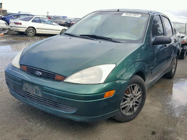 1FAFP3830YW278059 - 2000 FORD FOCUS ZTS GREEN photo 2