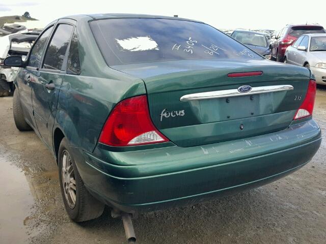 1FAFP3830YW278059 - 2000 FORD FOCUS ZTS GREEN photo 3