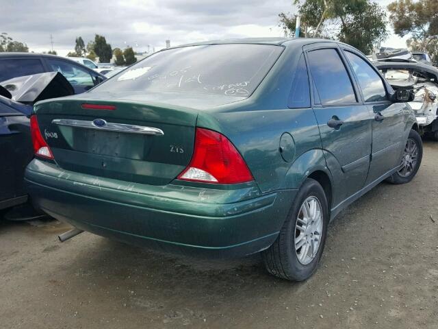 1FAFP3830YW278059 - 2000 FORD FOCUS ZTS GREEN photo 4