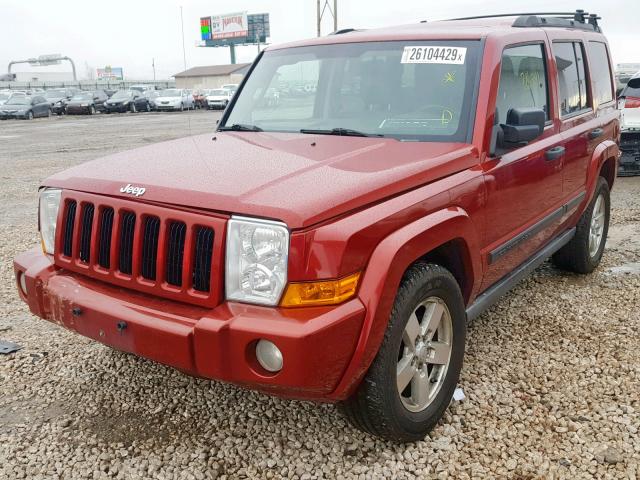 1J8HG48K96C272428 - 2006 JEEP COMMANDER 红色 照片 2