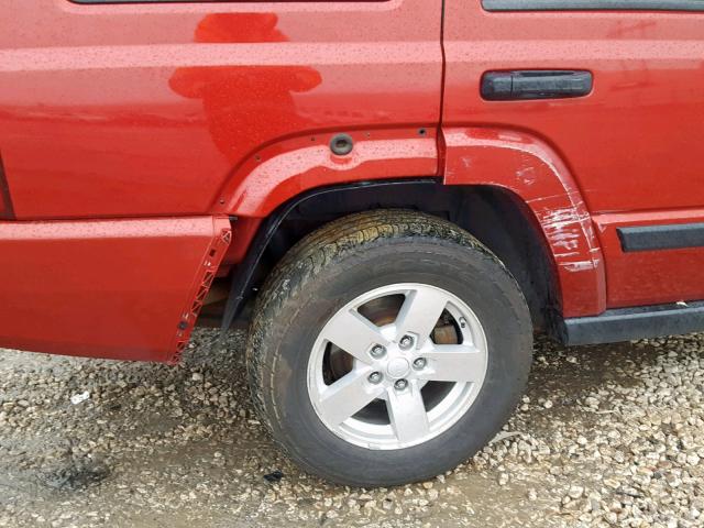 1J8HG48K96C272428 - 2006 JEEP COMMANDER 红色 照片 9