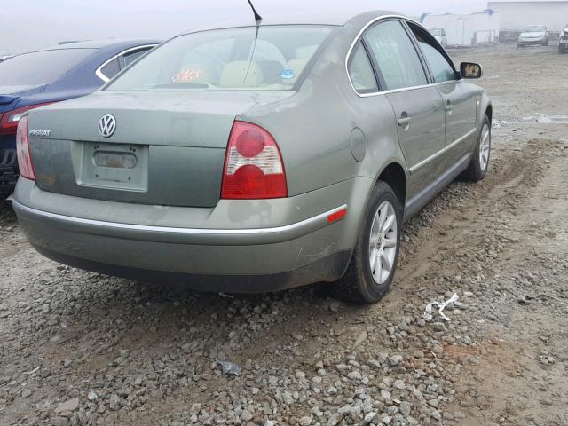 WVWPD63BX4P096574 - 2004 VOLKSWAGEN PASSAT GLS GREEN photo 4