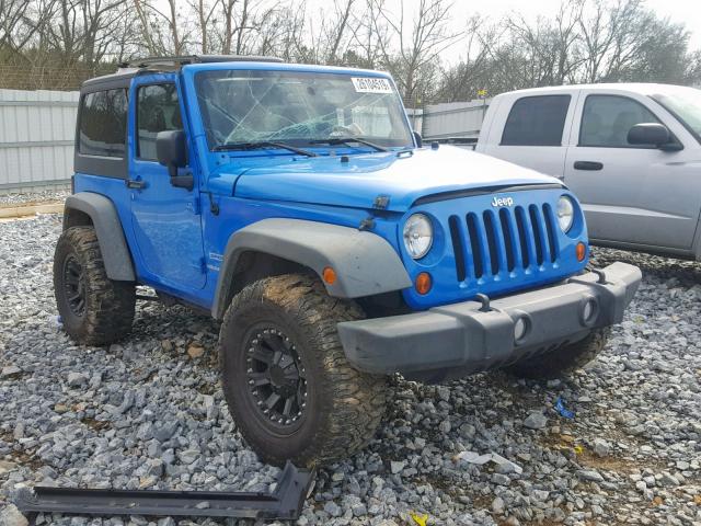 1J4AA2D15BL636019 - 2011 JEEP WRANGLER S BLUE photo 1