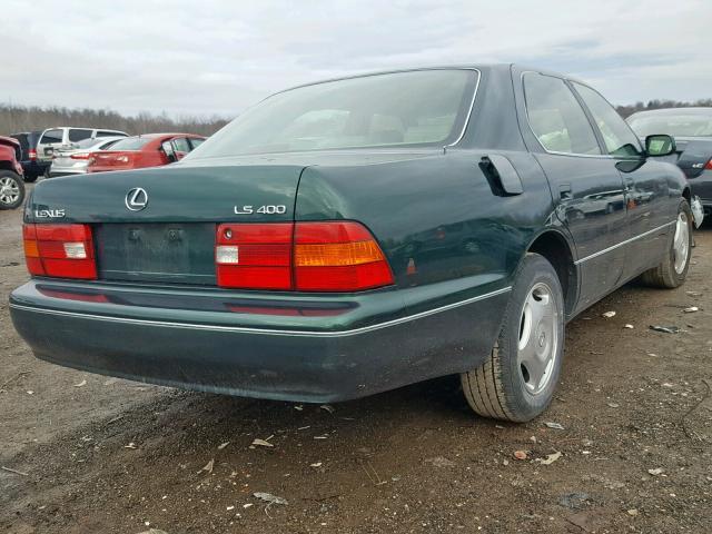 JT8BH28F9W0128167 - 1998 LEXUS LS 400 GREEN photo 4