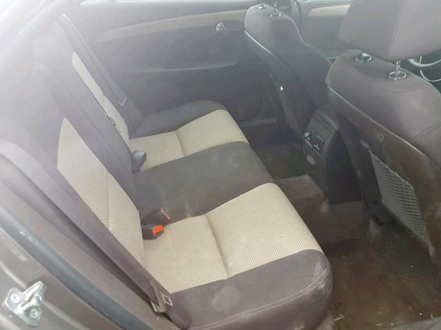 1G1ZC5E04CF239145 - 2012 CHEVROLET MALIBU 1LT ყავისფერი ფოტო 6