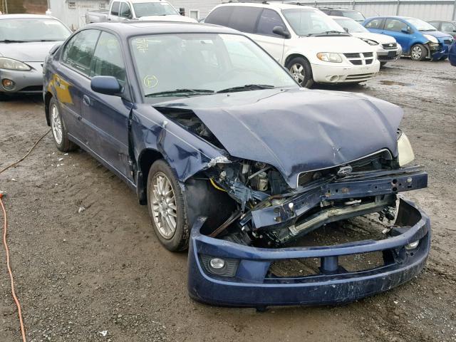 4S3BE625547204831 - 2004 SUBARU LEGACY L S BLUE photo 1