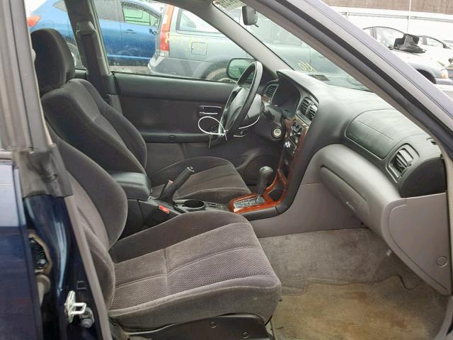 4S3BE625547204831 - 2004 SUBARU LEGACY L S BLUE photo 5