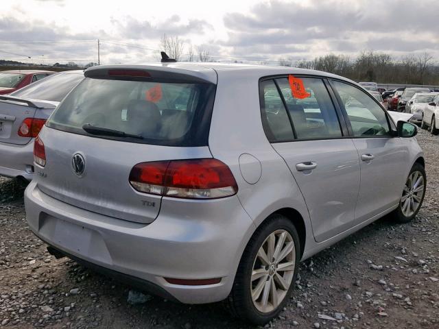 WVWDM7AJ6CW253847 - 2012 VOLKSWAGEN GOLF 银色 照片 4