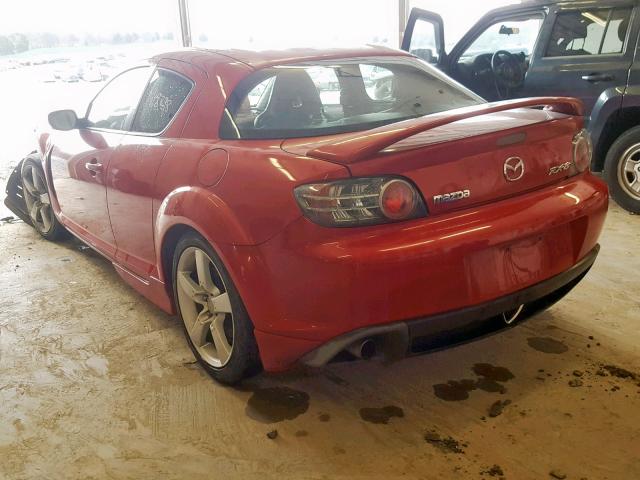 JM1FE173040123000 - 2004 MAZDA RX8 RED photo 3