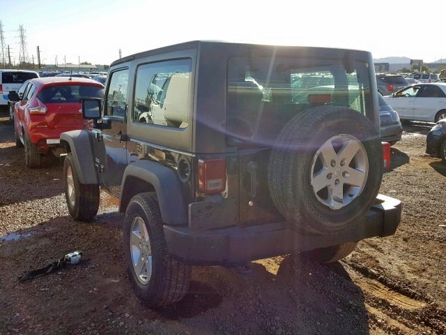 1J4AA2D12BL584378 - 2011 JEEP WRANGLER S BLACK photo 3