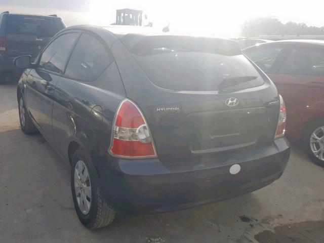 KMHCM3AC5AU185745 - 2010 HYUNDAI ACCENT BLU GRAY photo 3