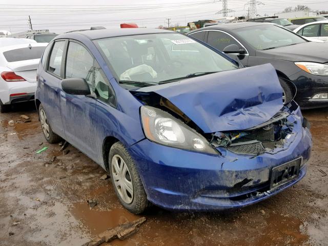 JHMGE872X9S039538 - 2009 HONDA FIT BLUE photo 1