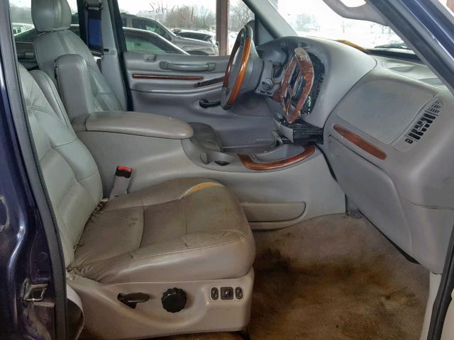 5LMFU28L7WLJ08026 - 1998 LINCOLN NAVIGATOR BLUE photo 5