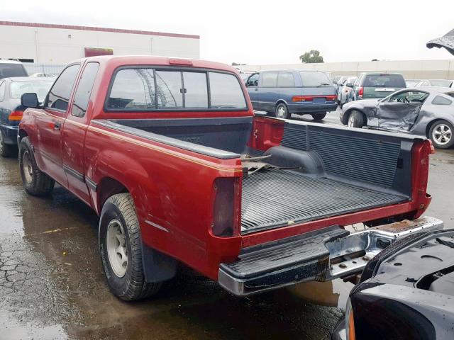 JT4VD12E3S0008914 - 1995 TOYOTA T100 XTRAC RED photo 3