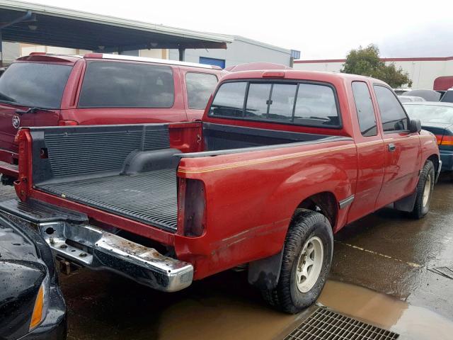 JT4VD12E3S0008914 - 1995 TOYOTA T100 XTRAC RED photo 4