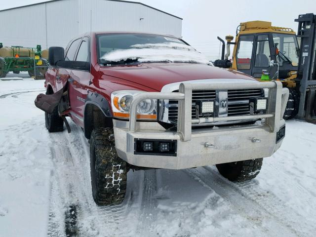 3D7LX39CX6G237905 - 2006 DODGE RAM 3500 RED photo 1